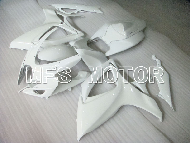 Suzuki GSXR600 GSXR750 2006-2007 Injection ABS Fairing - Factory - White - MFS2333 - Fairings Kit