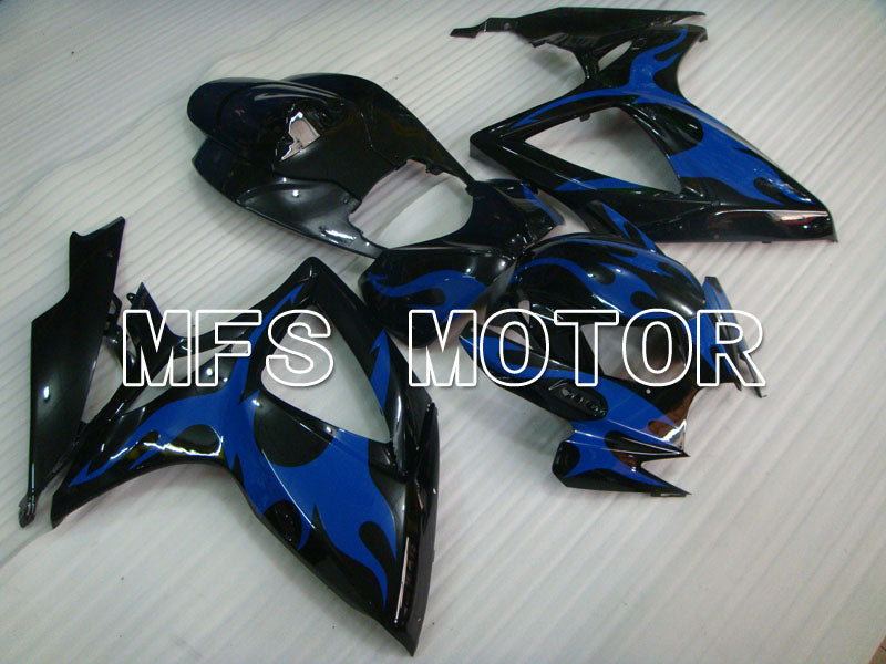 Suzuki GSXR600 GSXR750 2006-2007 Injection ABS Fairing - Factory Style - Black Blue - MFS2336 - Fairings Kit