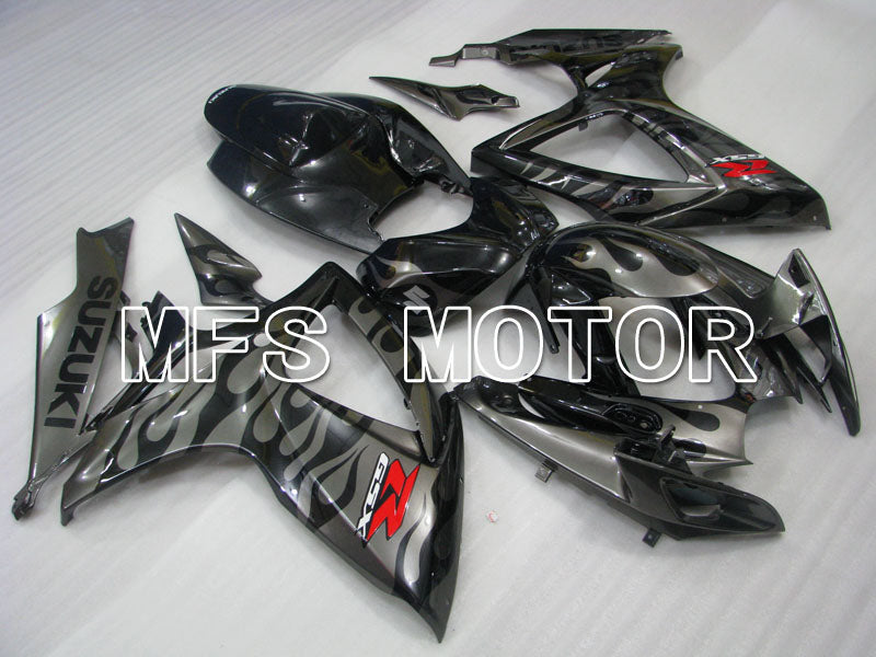 Suzuki GSXR600 GSXR750 2006-2007 Injection ABS Fairing - Factory Style - Black Gray - MFS2339 - Fairings Kit