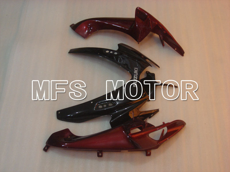 Suzuki GSXR600 GSXR750 2006-2007 Injection ABS Fairing - Factory Style - Black Red wine color - MFS2360 - Fairings Kit