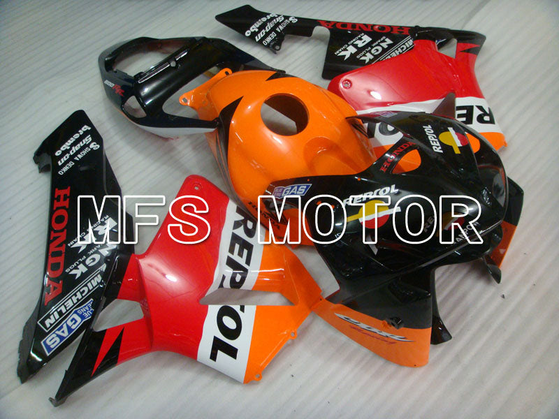 Honda CBR600RR 2005-2006 Injection ABS Fairing - Repsol - Orange Red Black - MFS2387 - Fairings Kit