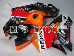 Honda CBR600RR 2005-2006 Injection ABS Fairing - Repsol - Orange Red Black - MFS2388 - Fairings Kit