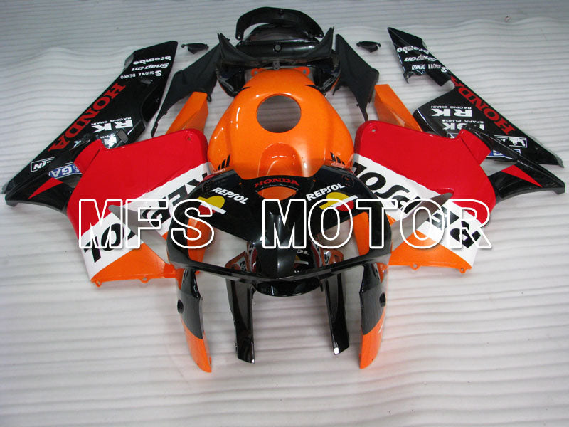 Honda CBR600RR 2005-2006 Injection ABS Fairing - Repsol - Orange Red Black - MFS2388 - Fairings Kit