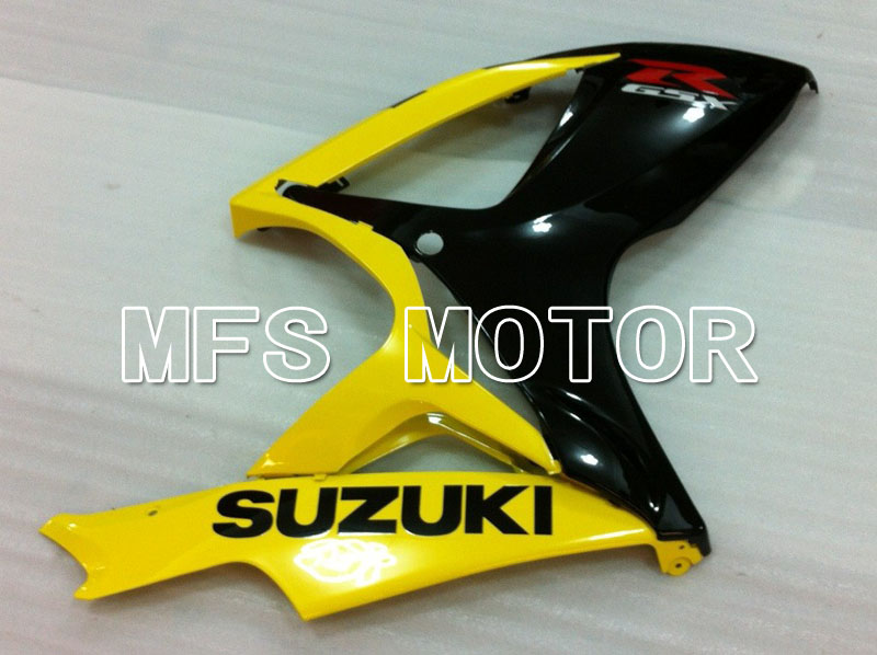 Suzuki GSXR600 GSXR750 2006-2007 Injection ABS Fairing - Factory Style - Black Yellow - MFS2415 - Fairings Kit