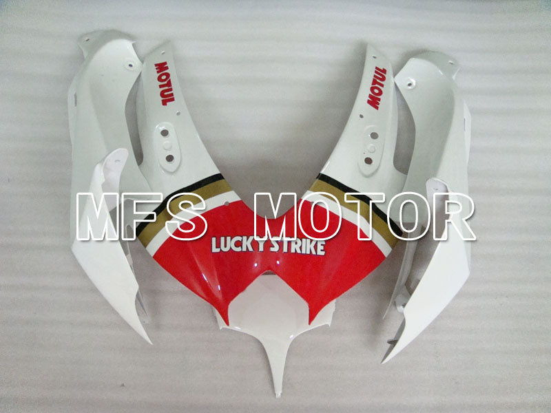 Suzuki GSXR600 GSXR750 2008-2010 Injection ABS Fairing - Lucky Strike - Red White - MFS2424 - Fairings Kit
