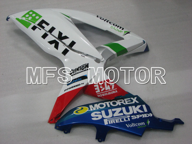 Suzuki GSXR600 GSXR750 2008-2010 Injection ABS Fairing - FIXI - Blue White - MFS2434 - Fairings Kit