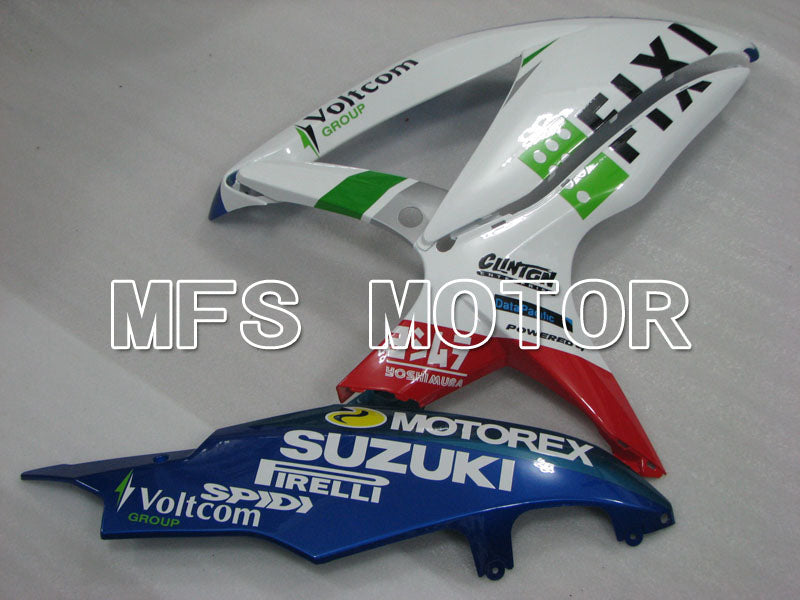 Suzuki GSXR600 GSXR750 2008-2010 Injection ABS Fairing - FIXI - Blue White - MFS2434 - Fairings Kit