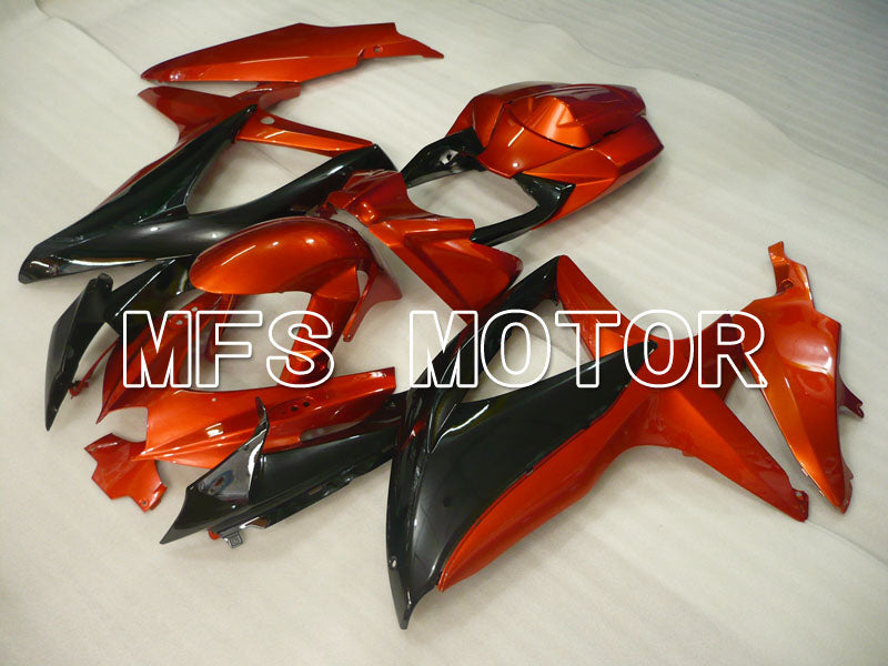Suzuki GSXR600 GSXR750 2008-2010 Injection ABS Fairing - Factory Style - Black Orange - MFS2435 - Fairings Kit