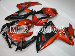 Suzuki GSXR600 GSXR750 2008-2010 Injection ABS Fairing - Factory Style - Black Orange - MFS2436 - Fairings Kit