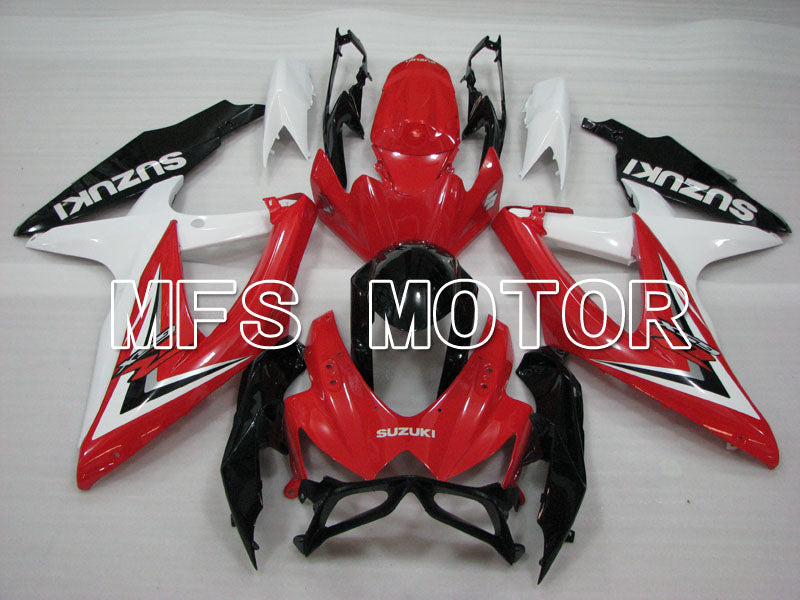 Suzuki GSXR600 GSXR750 2008-2010 Injection ABS Fairing - Factory Style - Black Red White - MFS2437 - Fairings Kit