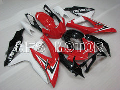Suzuki GSXR600 GSXR750 2008-2010 Injection ABS Fairing - Factory Style - Black Red White - MFS2437 - Fairings Kit