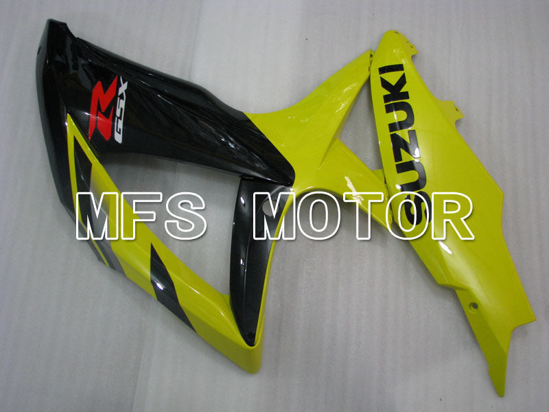 Suzuki GSXR600 GSXR750 2008-2010 Injection ABS Fairing - Factory Style - Black Yellow - MFS2441 - Fairings Kit