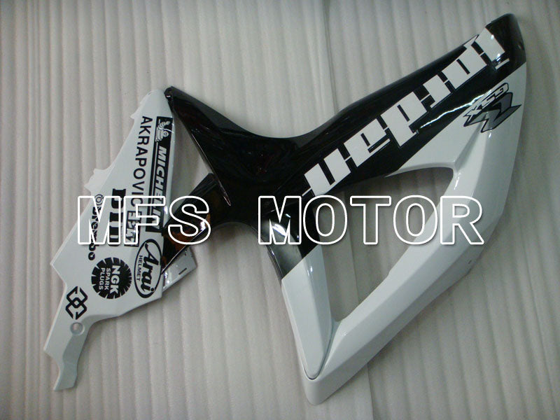 Suzuki GSXR600 GSXR750 2008-2010 Injection ABS Fairing - Jordan - Black White - MFS2449 - Fairings Kit