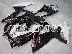 Suzuki GSXR600 GSXR750 2008-2010 Injection ABS Fairing - YOSHIMURA - Black White - MFS2452 - Fairings Kit
