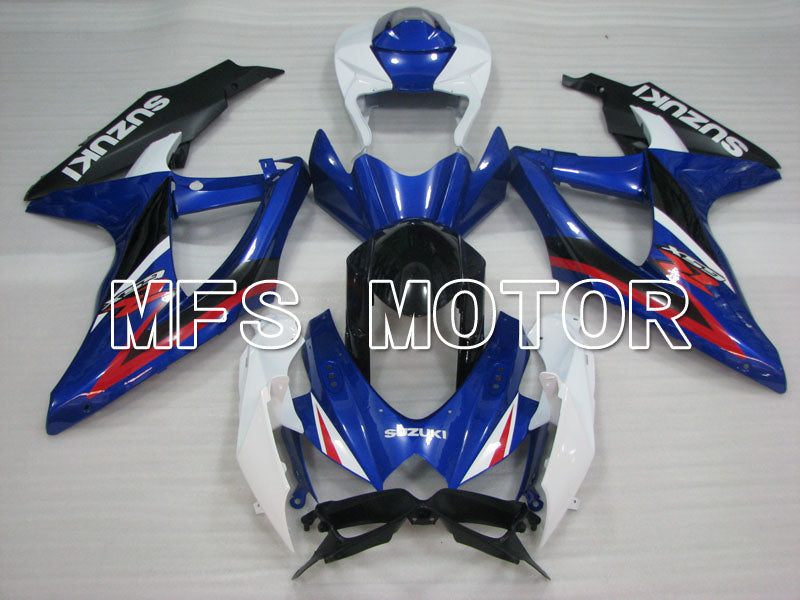 Suzuki GSXR600 GSXR750 2008-2010 Injection ABS Fairing - Factory Style - Blue White - MFS2472 - Fairings Kit