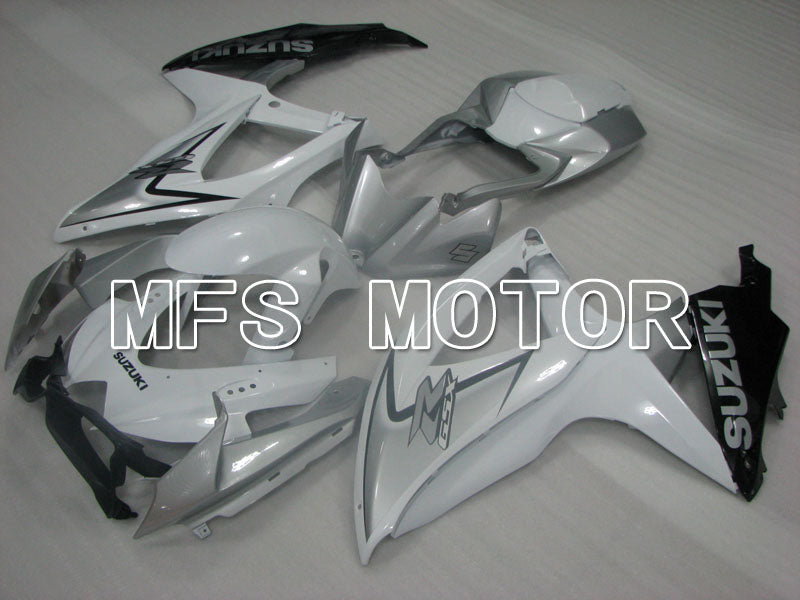 Suzuki GSXR600 GSXR750 2008-2010 Injection ABS Fairing - Factory Style - White - MFS2478 - Fairings Kit