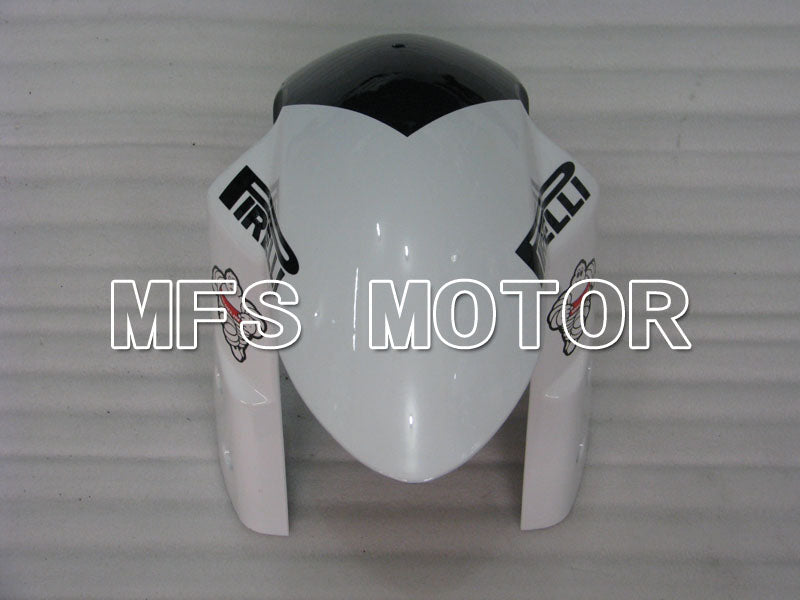 Suzuki GSXR600 GSXR750 2008-2010 Injection ABS Fairing - Corona - Black White - MFS2483 - Fairings Kit