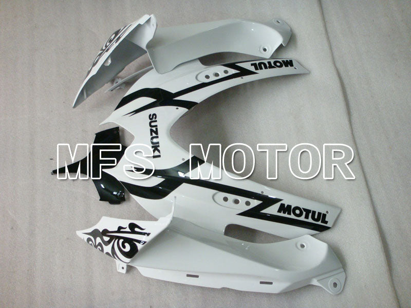 Suzuki GSXR600 GSXR750 2008-2010 Injection ABS Fairing - Corona - Black White - MFS2486 - Fairings Kit