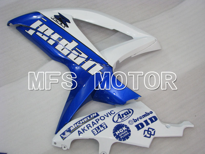 Suzuki GSXR600 GSXR750 2008-2010 Injection ABS Fairing - Jordan - Blue White - MFS2488 - Fairings Kit