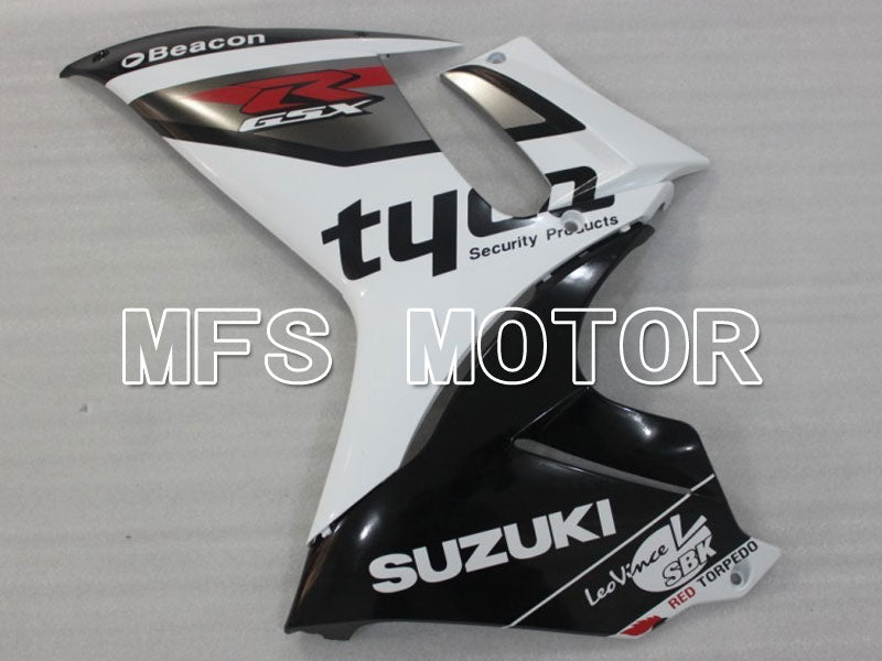 Suzuki GSXR600 GSXR750 2011-2024 Injection ABS Fairing - tyco - Black White - MFS2499 - Fairings Kit