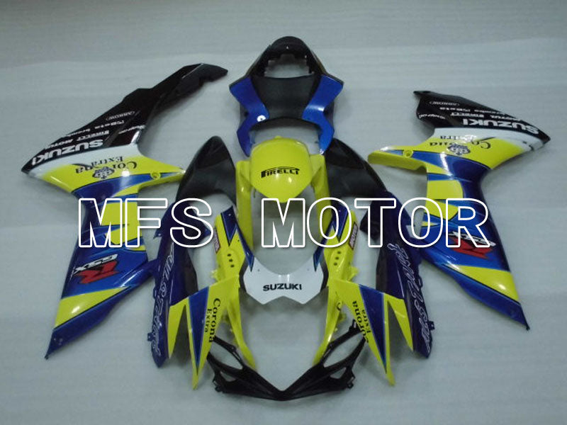 Suzuki GSXR600 GSXR750 2011-2024 Injection ABS Fairing - Corona - Blue Yellow - MFS2501 - Fairings Kit