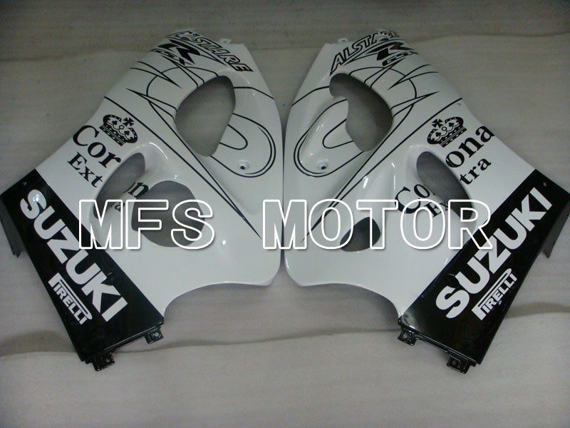 Suzuki GSXR750 1996-1999 ABS Fairing - Corona - Black White - MFS6915 - Fairings Kit