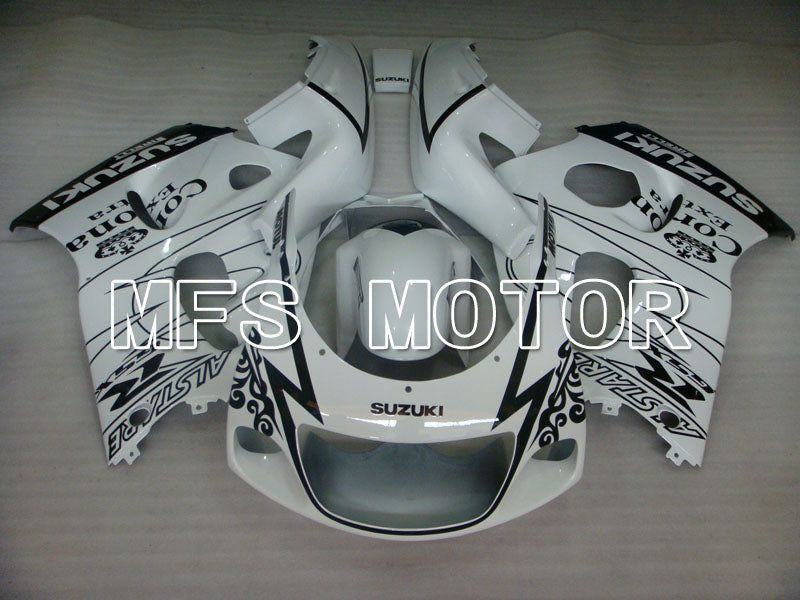 Suzuki GSXR600 1997-2000 ABS Fairing - Corona - Black White - MFS2527 - Fairings Kit