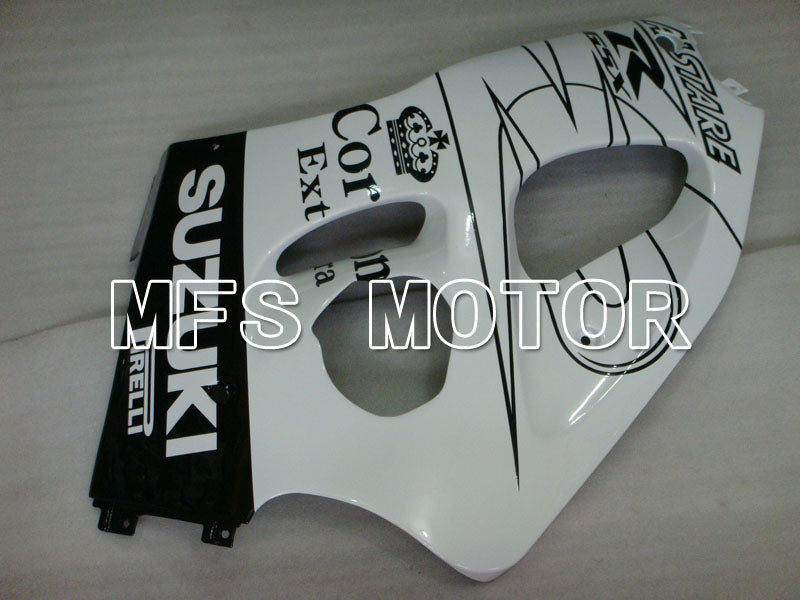 Suzuki GSXR750 1996-1999 ABS Fairing - Corona - Black White - MFS6915 - Fairings Kit