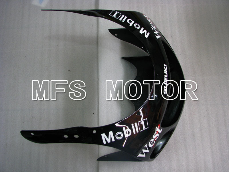 Suzuki GSXR750 1996-1999 ABS Fairing - West - Black White - MFS6873 - Fairings Kit