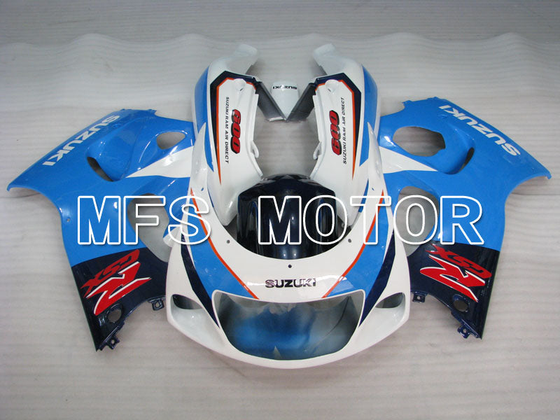 Suzuki GSXR600 1997-2000 ABS Fairing - Factory Style - Blue White - MFS2537 - Fairings Kit