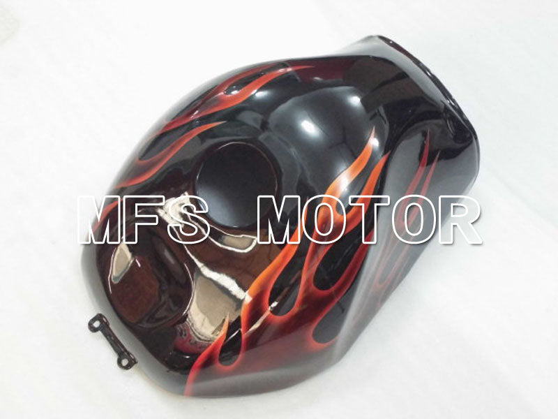 Suzuki GSXR750 1996-1999 ABS Fairing - Flame - Black Orange - MFS6877 - Fairings Kit