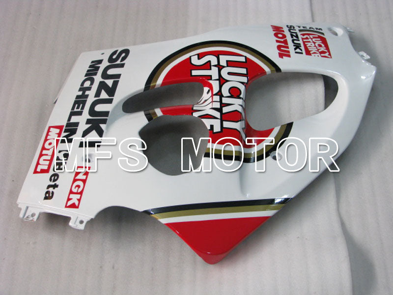 Suzuki GSXR750 1996-1999 ABS Fairing - Lucky Strike - Red White - MFS6879 - Fairings Kit