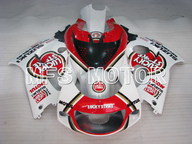 Suzuki GSXR750 1996-1999 ABS Fairing - Lucky Strike - Red White - MFS6879 - Fairings Kit