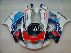 Suzuki GSXR750 1996-1999 ABS Fairing - Factory Style - Blue White - MFS6881 - Fairings Kit