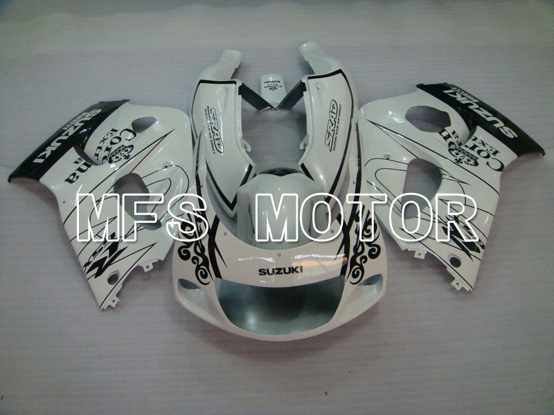 Suzuki GSXR600 1997-2000 ABS Fairing - Corona - Black White - MFS2569 - Fairings Kit