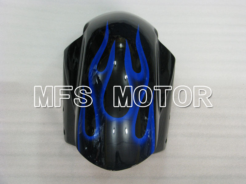 Suzuki GSXR1000 2003-2004 Injection ABS Fairing - Flame - Black Blue - MFS2579 - Fairings Kit