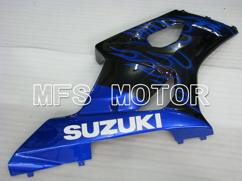 Suzuki GSXR1000 2003-2004 Injection ABS Fairing - Flame - Black Blue - MFS2579 - Fairings Kit