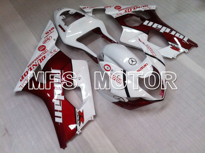 Suzuki GSXR1000 2003-2004 Injection ABS Fairing - Jordan - Red White - MFS2580 - Fairings Kit