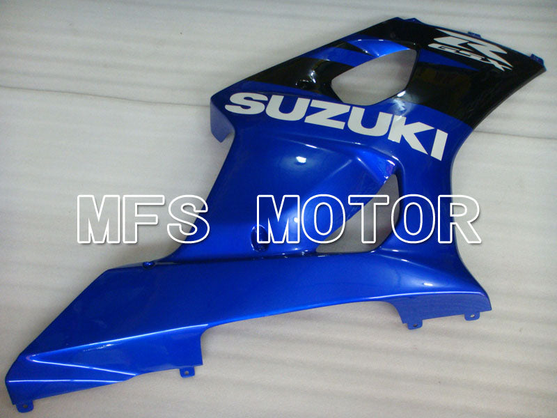 Suzuki GSXR1000 2003-2004 Injection ABS Fairing - Factory Style - Black Blue - MFS2596 - Fairings Kit