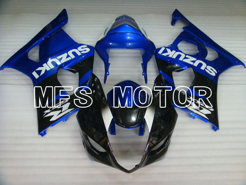 Suzuki GSXR1000 2003-2004 Injection ABS Fairing - Factory Style - Black Blue - MFS2596 - Fairings Kit