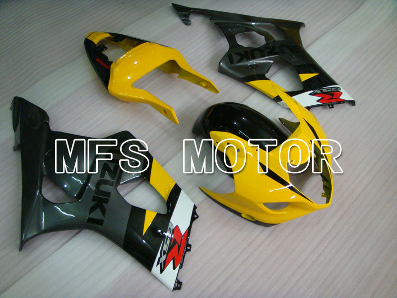 Suzuki GSXR1000 2003-2004 Injection ABS Fairing - Factory Style - Black Yellow - MFS2598 - Fairings Kit