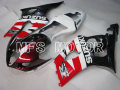 Suzuki GSXR1000 2003-2004 Injection ABS Fairing - Factory Style - Black Red White - MFS2600 - Fairings Kit