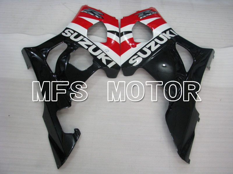 Suzuki GSXR1000 2003-2004 Injection ABS Fairing - Factory Style - Black Red White - MFS2600 - Fairings Kit
