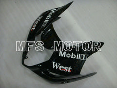 Suzuki GSXR1000 2003-2004 Injection ABS Fairing - West - Black White - MFS2603 - Fairings Kit