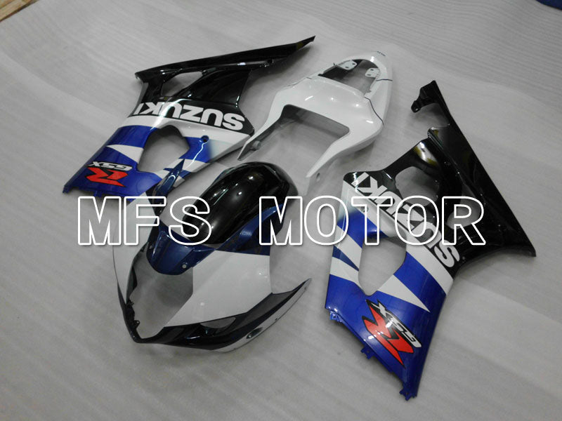 Suzuki GSXR1000 2003-2004 Injection ABS Fairing - Factory Style - Black Blue White - MFS2605 - Fairings Kit