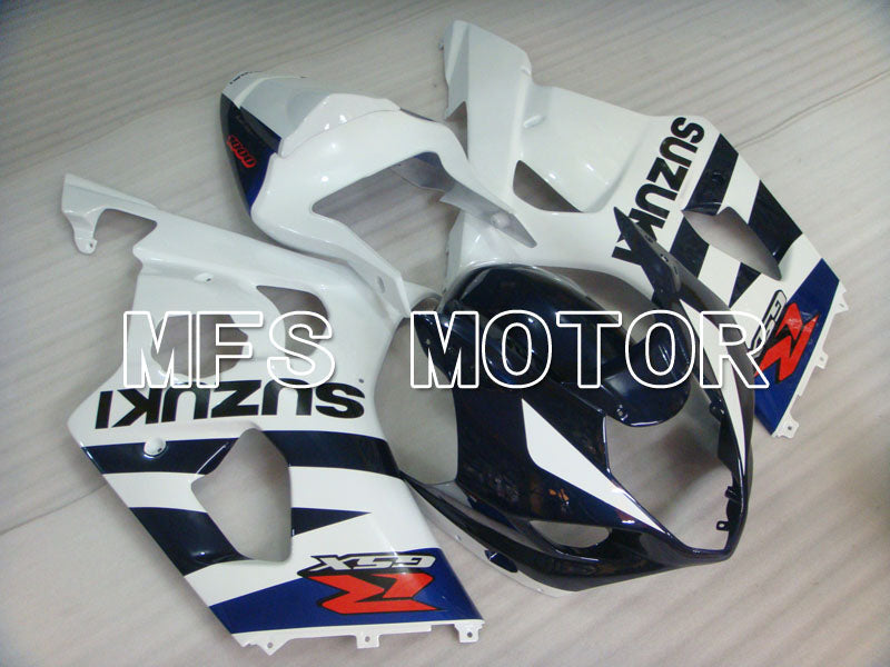 Suzuki GSXR1000 2003-2004 Injection ABS Fairing - Factory Style - Blue White - MFS2607 - Fairings Kit