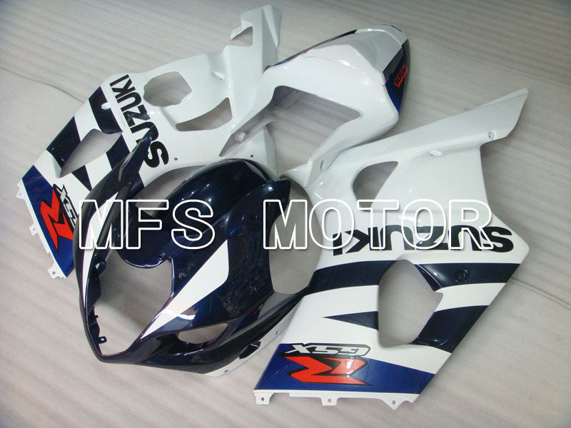 Suzuki GSXR1000 2003-2004 Injection ABS Fairing - Factory Style - Blue White - MFS2607 - Fairings Kit