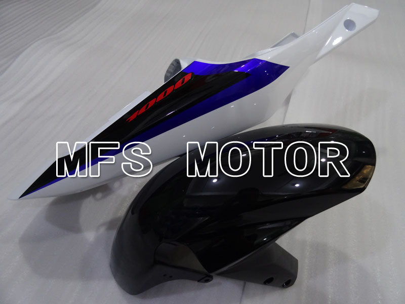 Suzuki GSXR1000 2003-2004 Injection ABS Fairing - Factory Style - Blue White - MFS2608 - Fairings Kit