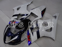 Suzuki GSXR1000 2003-2004 Injection ABS Fairing - Factory Style - Blue White - MFS2608 - Fairings Kit
