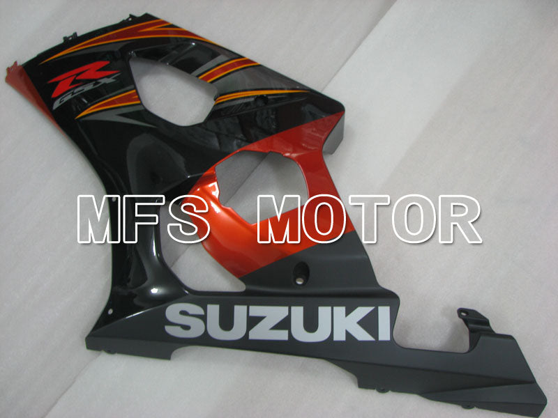 Suzuki GSXR1000 2003-2004 Injection ABS Fairing - Factory Style - Black Orange - MFS2611 - Fairings Kit